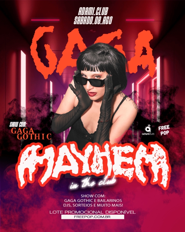 Evento mayhem---esp-gaga-com-gaga-gothic